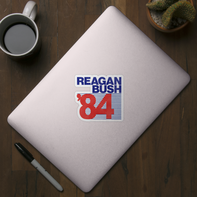 Reagan Bush '84 by darklordpug